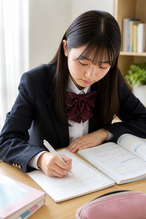 英検の学習風景
